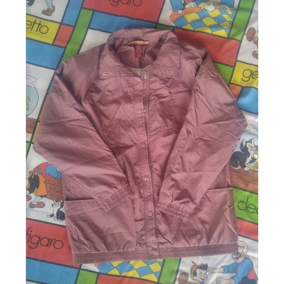 Vintage 90s Windbreaker size Medium Haband Mauve - Picture 1 of 6